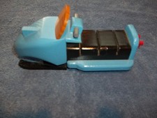 RARE 1970's MADE AT MAINE STATE PRISON BY INMATE 7" SNO JET WOOD SNOMOBILE MINT!