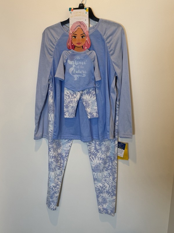 Girls Pajamas Set With Matching Doll Pajamas Size 14