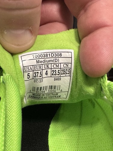 Brooks Draft XC Spikeless Unisex Running Shoes Green Gecko New Size 5 - Picture 4 of 4