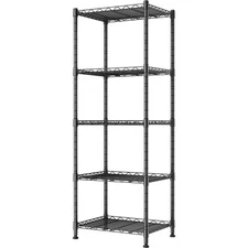 REGILLER 5-Wire Shelving Metal Storage Rack Adjustable ShelvesStanding Storag...