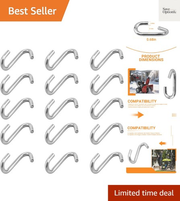 #ad 15 Pack Throttle Link for Pressure Washers amp; Snowthrowers Tecumseh Compatible $17.99