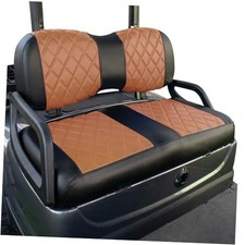 Golf Cart Diamond Seat Covers Kit, Fit for Yamaha Drive/Drive Brown and Black