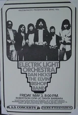 ELECTRIC LIGHT ORCHESTRA ELO ORIGINAL PERFECT CONDITION POSTER,  MAY 3, 1974