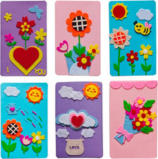 6 Set Card Making Kit, Greeting Card Making Kits, Craft DIY Handmade Card Making