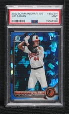 2022 Bowman Chrome Draft Sapphire Edition Jud Fabian #BDC-114 PSA 9 MINT 0q4s