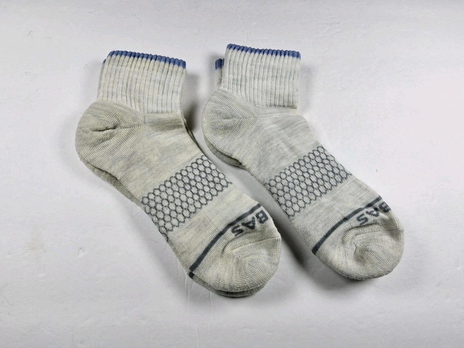 Bombas Merino Wool Lot Of 2 Pairs Quarter Socks Size L