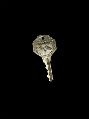 Vintage The Breakers Palm Beach Florida Brass Hotel Room Key Gilded Age Decor