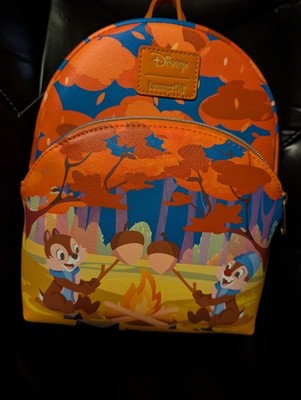 NEW ? Loungefly Disney Chip & Dale Campfire mini backpack  display picture 2