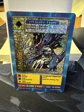 Digimon Card Game MetalGreymon Bo-1 Holo Japanese 1999 Old Back Vintage