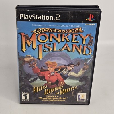 Escape From Monkey Island PS2 Sony PlayStation 2, 2001 No Manual   Tested
