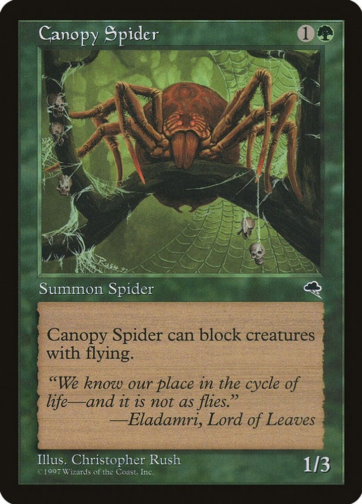 Canopy Spider TMP 217 C Tempest Magic Card LP