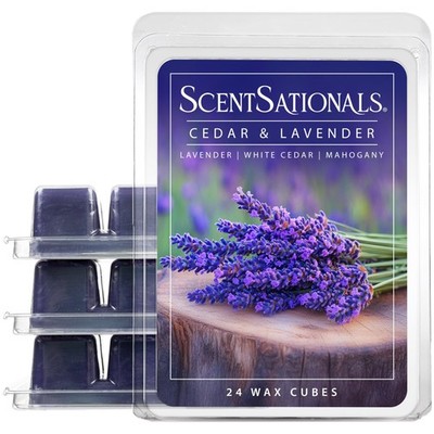 ScentSationals Cedar & Lavender Scented Wax Melts - Lavender, White Cedar, & ...