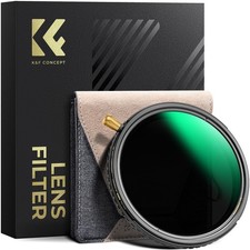 K F CONCEPT Nano-X PRO 82mm 3-in-1 Filter ND2-32 CPL  Black Diffusion 1/4