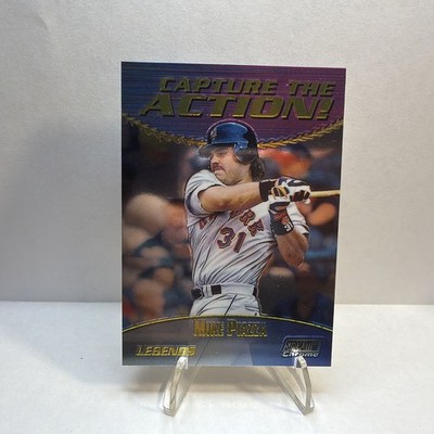 Mike Piazza 2000 Topps Stadium Club Chrome - Capture the Action #CA11