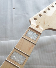 Gloss Big head Electric guitar neck 22Fret Maple Fingerboard Block Inlay