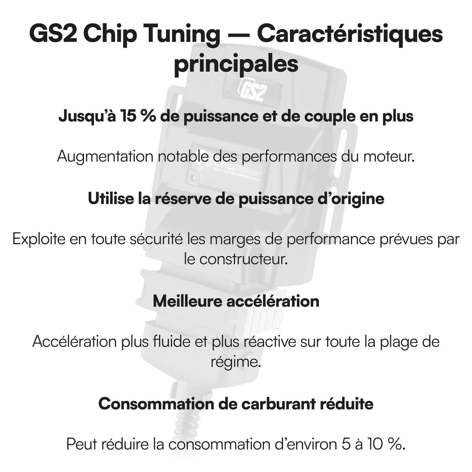 Module Performance Moteur Mazda CX-8 KG 2.5 ChipPower GS2 Électronique Essence