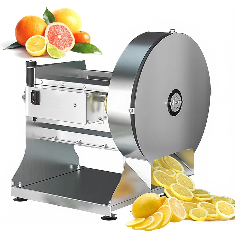 Commercial Lemon Slicer Electric Fruit Slicing Machine With Manual Mode Kitchen