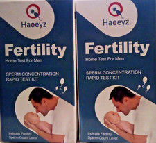 Home Sperm Concentration Fertility Rapid Test Kit for Men / EX 11/2027 FREE S/H 
