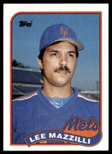 1989 Topps Lee Mazzilli New York Mets #58