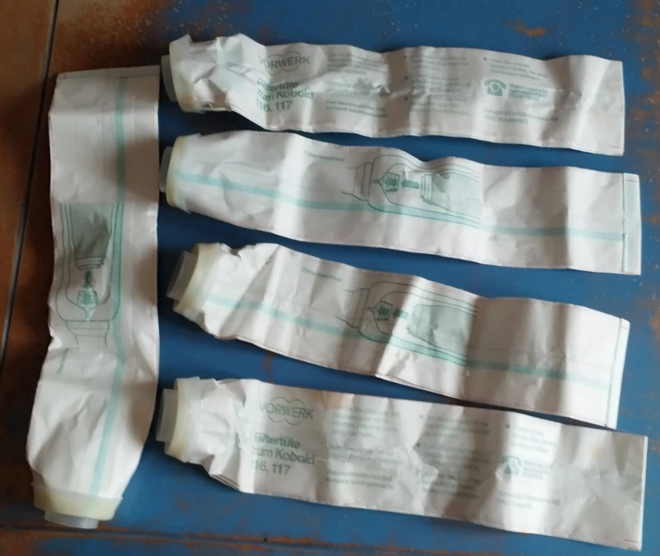 5 Filtertüten Staubbeutel passend für Vorwerk Kobold VK 115 116 117