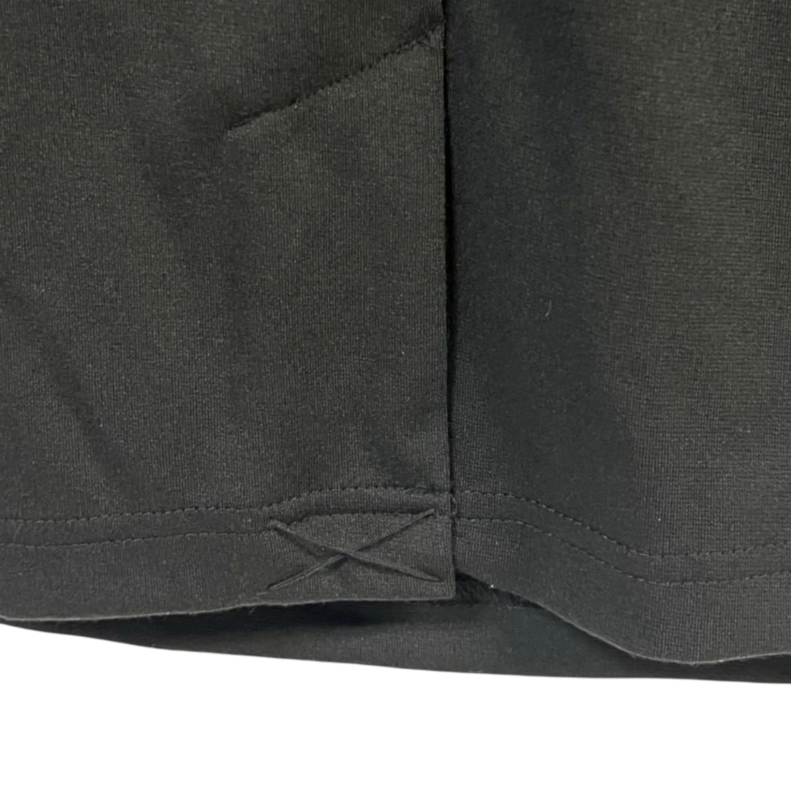 VETEMENTS Abito Liz Lange nero LBD pelle di serpente orlo senza maniche ventilato donna taglia media