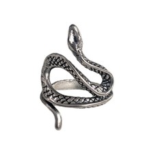 925 Sterling Silver Snake Serpent Ring Size 7