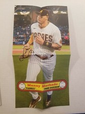 2021 Topps Heritage High Number 1972 Box Loader Poster Manny Machado Padres