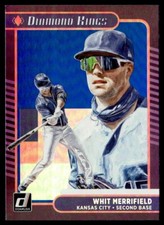 2021 Donruss Holo Blue Whit Merrifield Kansas City Royals #9