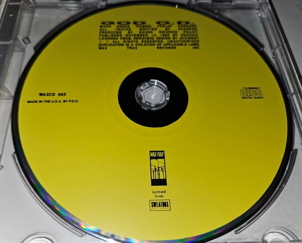 Meat Beat Manifesto God O.D. 1988 Wax Trax! Records Foto 3 de 4