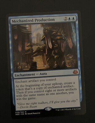 mechanized production - aether revolt, mtg