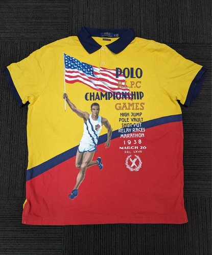Vintage Polo Ralph Lauren T-Shirt XL RLPC Championship Games - Picture 2 of 9