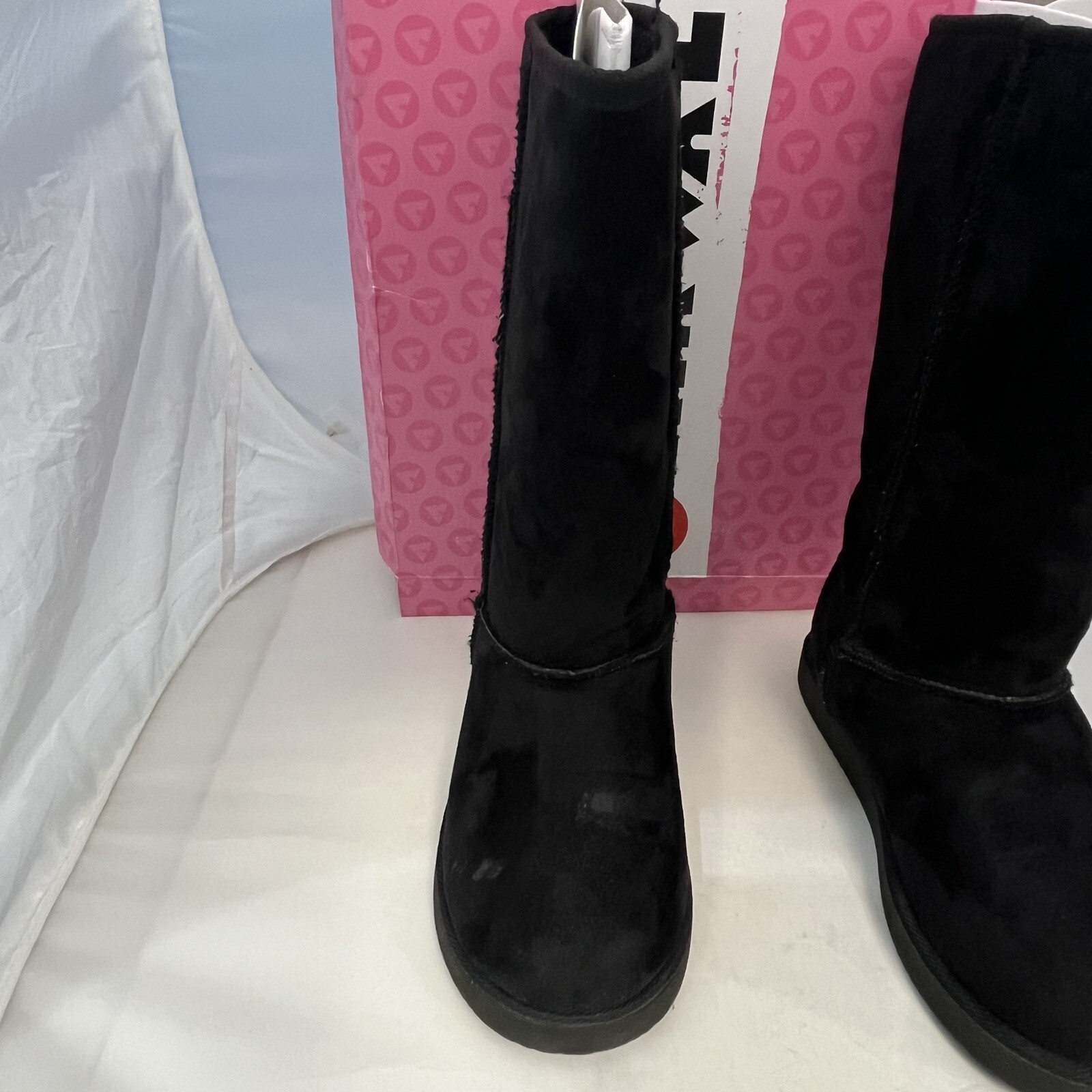 2008 Payless Shoes Airwalk Regan Plano Calf Length Black Boots Women Size 8