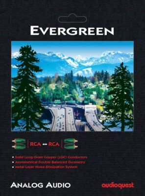 AudioQuest Evergreen - 1.5 Meter RCA - Brand New - Authorized Dealer