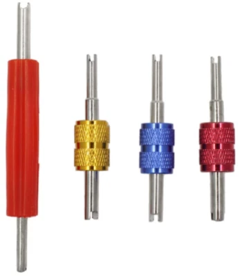 HVAC AC Schrader Valve Core Remover 2 Size Installer Tool for Automotive/Truck