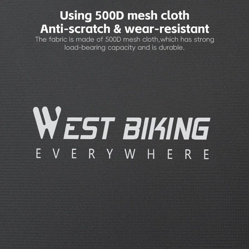 WEST BIKING 25L Waterproof Bike Single Pannier Bag MTB Bicycle Trunk Bag 1pcs - Picture 18 of 18