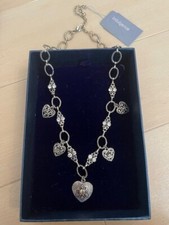 Silver coloured HEART Design  NECKLACE