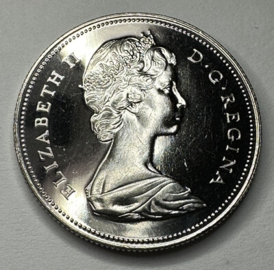 1971 Canadian 50Cent Piece Proof-Like Coin Uncirculated. Beautiful