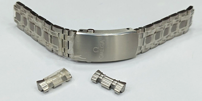 Genuine Omega Seamaster STZ012744 - STZ001159 , 21mm Stainless