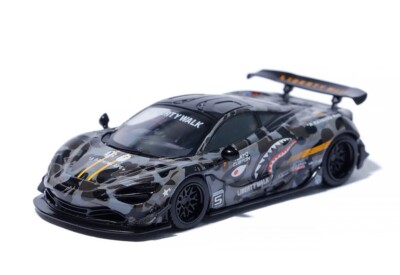 MINI GT LBWK ABC CAMO MCLARREN 720S ×2 A BATHING APE BAPE LBWK MINI GT CAMO MCLAREN 720S 1/64 Scale Model