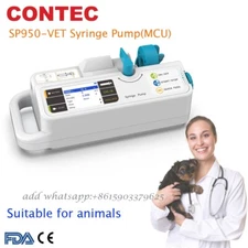 CONTEC SP950-VET Syringe Pump Precise Infusion real time alarm Veterinary use