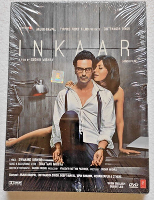 Inkaar DVD Bollywood Movie DVD Arjun Rampal Chitrangda Singh Deepti Naval