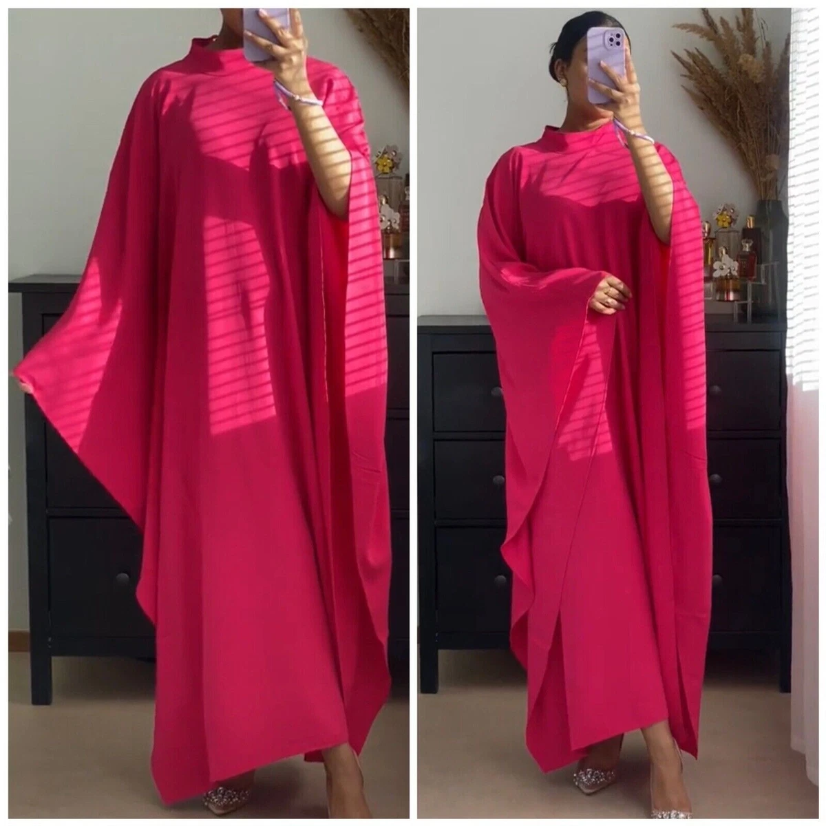 H&m satin shop kaftan