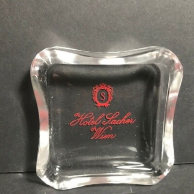Hotel Sacher Wien Ashtray Vintage Vienna Austria 