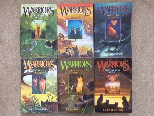 Warrior Cats Series 1 The Prophecies Begin 6 Books warriors erin hunter