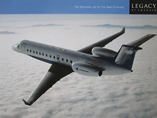 EMBRAER CORPORATE JETS LEGACY EXECUTIVE AIRCRAFT STRAIGHT VERSE PUB DOCUMENT