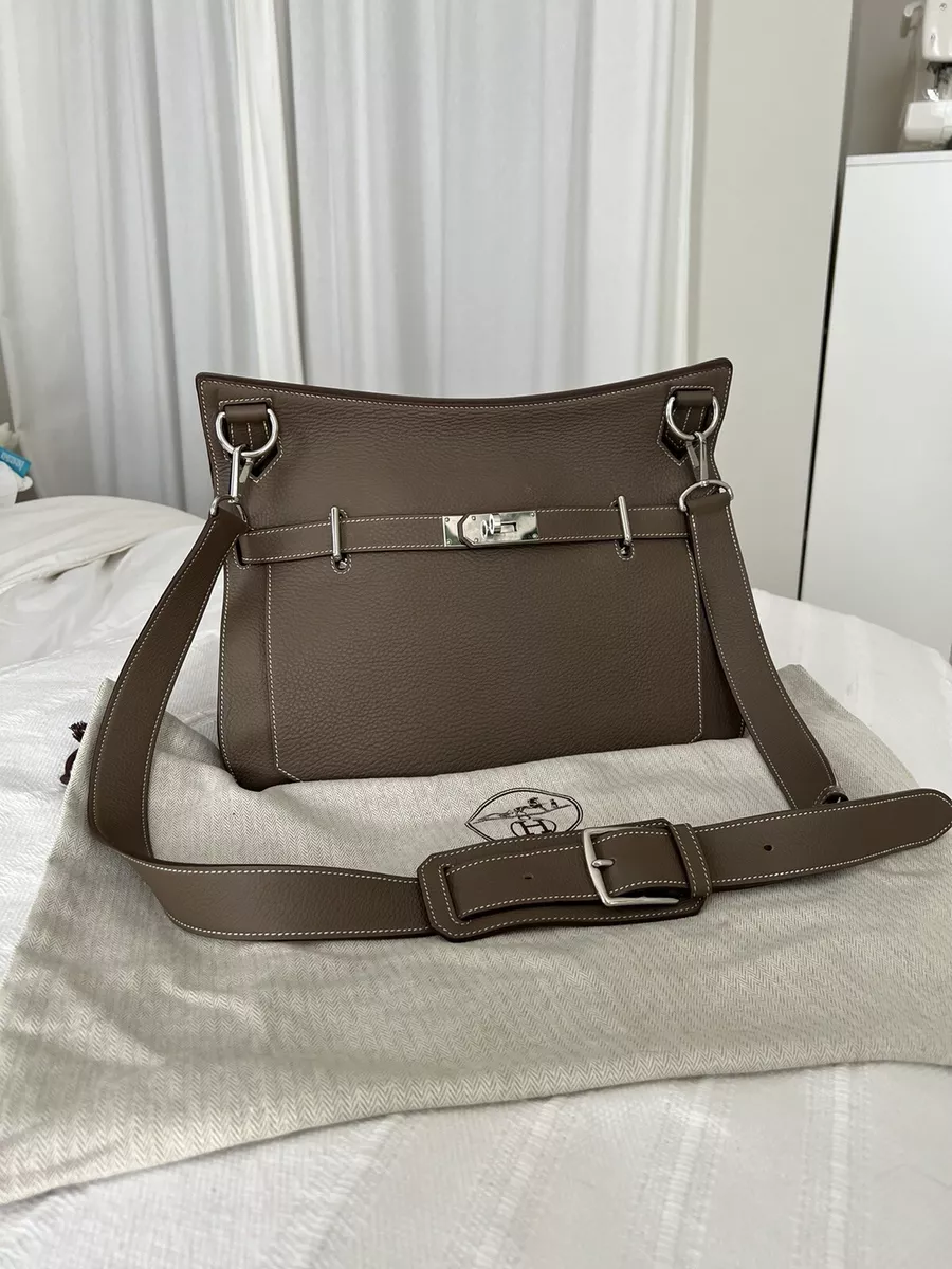 Hermes Jypsiere 37 Taurillon Clemence Togo Messenger Bag