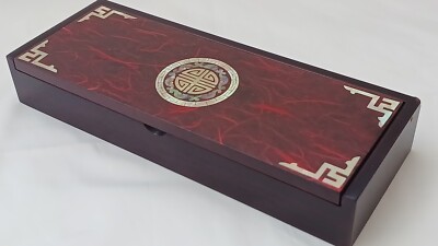 Traditionelle koreanische Najeon Lack Schmuckschatulle Federmäppchen