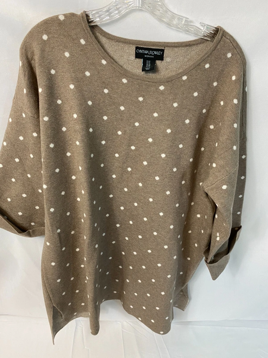 Cynthia rowley polka dot clearance sweater