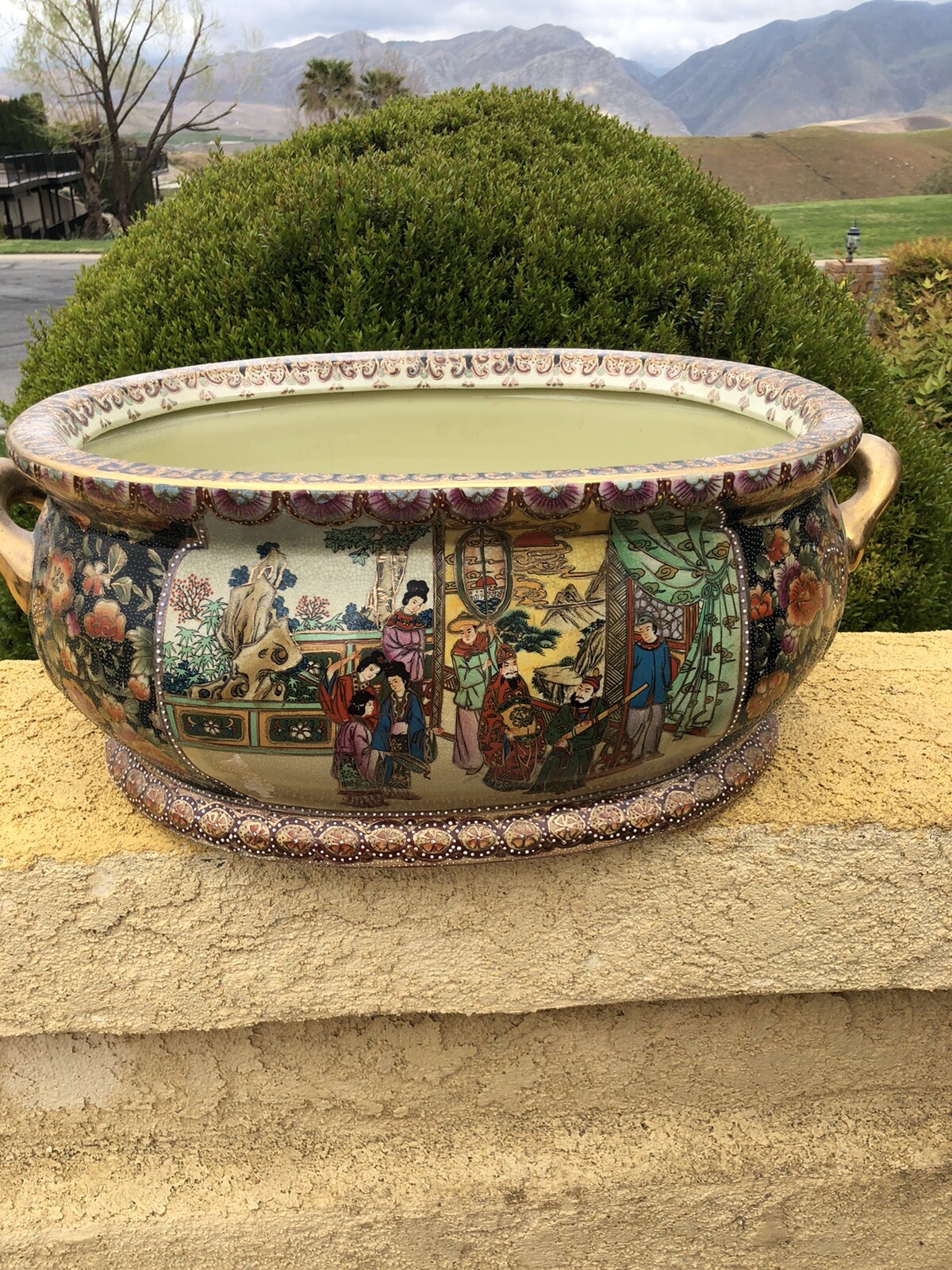 vintage Extra large satuma Foot Bath eBay