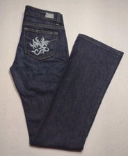 Paige Women's Jeans Sz 28 Benedict Canyon Dark Wash Embroidery Pocket Worn Once